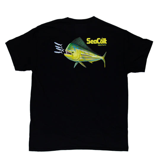 Mahi-Mahi Chasing Flying Fish